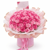 Valentine Pink Rose Luxury Flower Box – Romantic Valentine’s Day Gift Jakarta