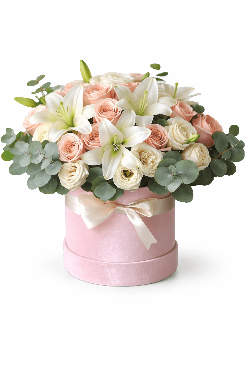 Ivory Grace Valentine Flower Box